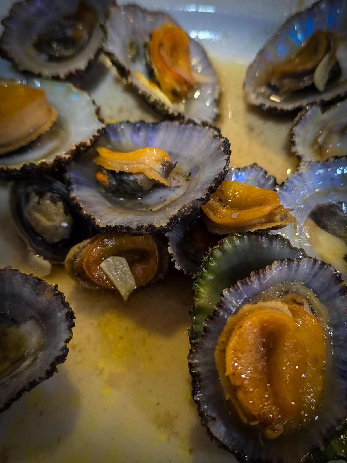 A plate of limpets